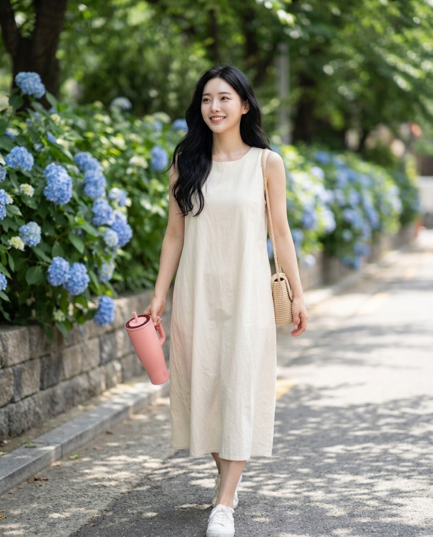 여름 거리 산책